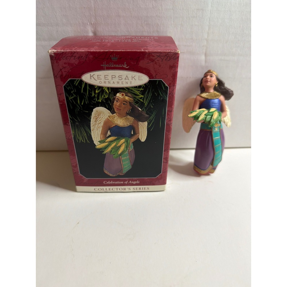 1998 Hallmark Keepsake Ornament Celebration of Angels Native‎ American Angel